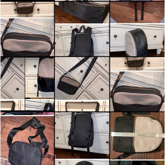 A new day black/grey cross body shoulder bag purse - Picture 7 of 8